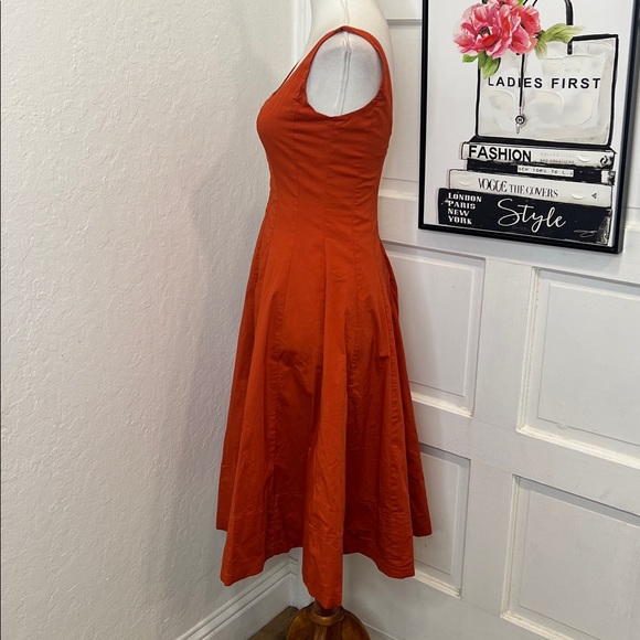 Staud Wells Dress in Cayenne Size 0 - Picture 4 of 9